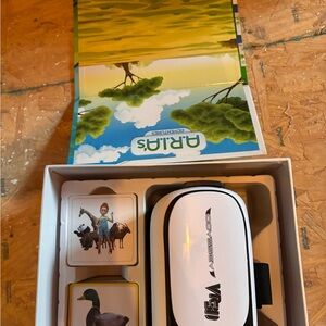 VR Headset with Animal Cards